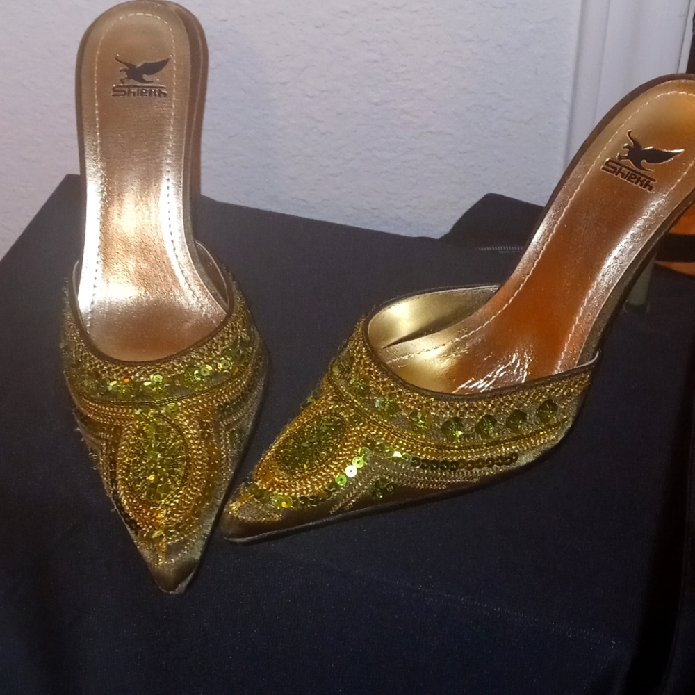 Olive Green Slingback